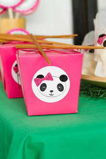 Panda Baby Shower Favor Idea