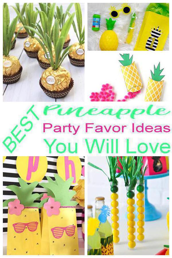 Pineapple Party Favor Ideas
