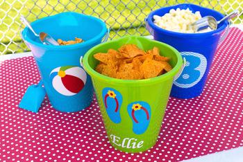 Pool Party Snack Table Decor