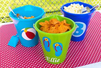 Pool Party Snack Table Decor