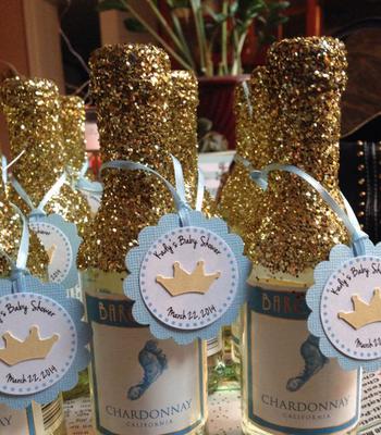 Wine Baby Shower Favors