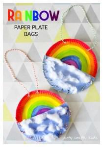 Rainbow Paper Plate Craft