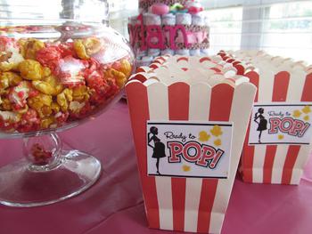 Popcorn Box Favor