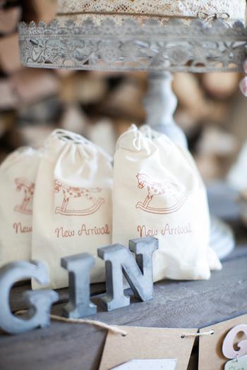 Rocking Horse Baby Shower Favor Bag