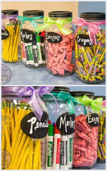 Mason Jar Organization