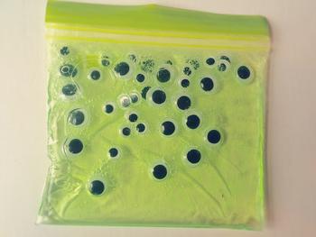 DIY Sensory Bag Googly Eye