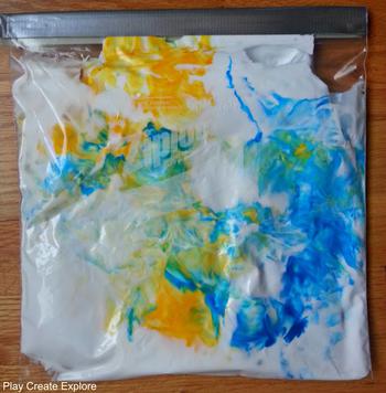 Shaving Cream Sensory Bag