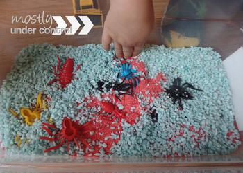 Dollar Store Sensory Bins