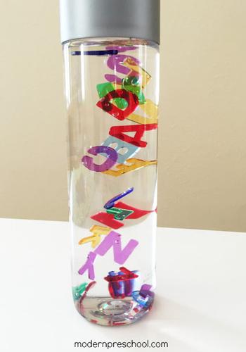 Rainbow Sensory Bottle