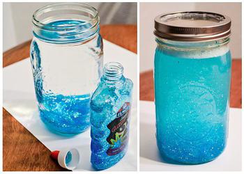 Mason Jar Sensory Play