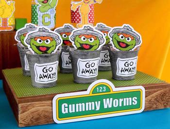 Sesame Street Baby Shower Favors