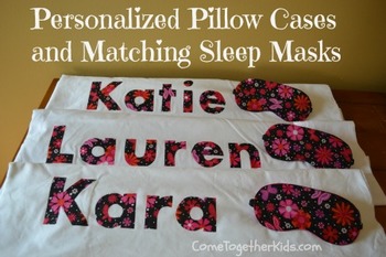 Matching Pillow Case & Eye Mask