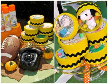 Snoopy And Charlie Brown Favor Boxes
