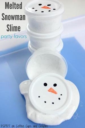 Melted Snowman Favor