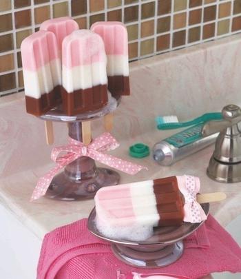 Neapolitan Soap Pops