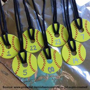 Softball Pendent