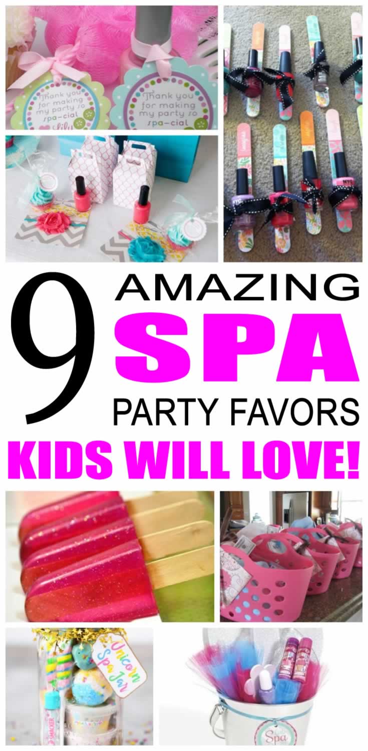 Spa Party Favor Ideas