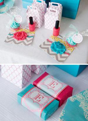 Spa Party Favor Idea