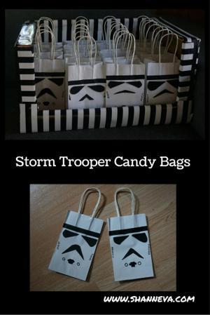 Storm Trooper Candy Bags