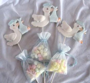 Stork Baby Shower Favor Idea