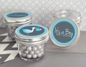 Stork Jar Favors