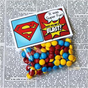 Superman Candy Favor