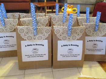 Tea Baby Shower Favor Goodie Bag