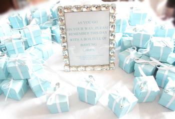 Tiffany Blue Baby Shower Favors