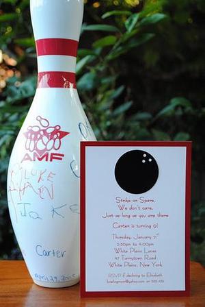 Autograph Bowling Pin