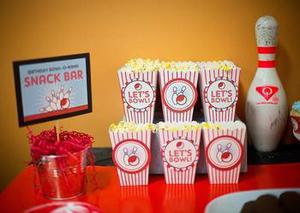 Bowling Snack Table