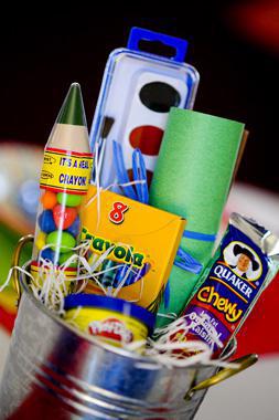 Bucket Of Crayola Favors