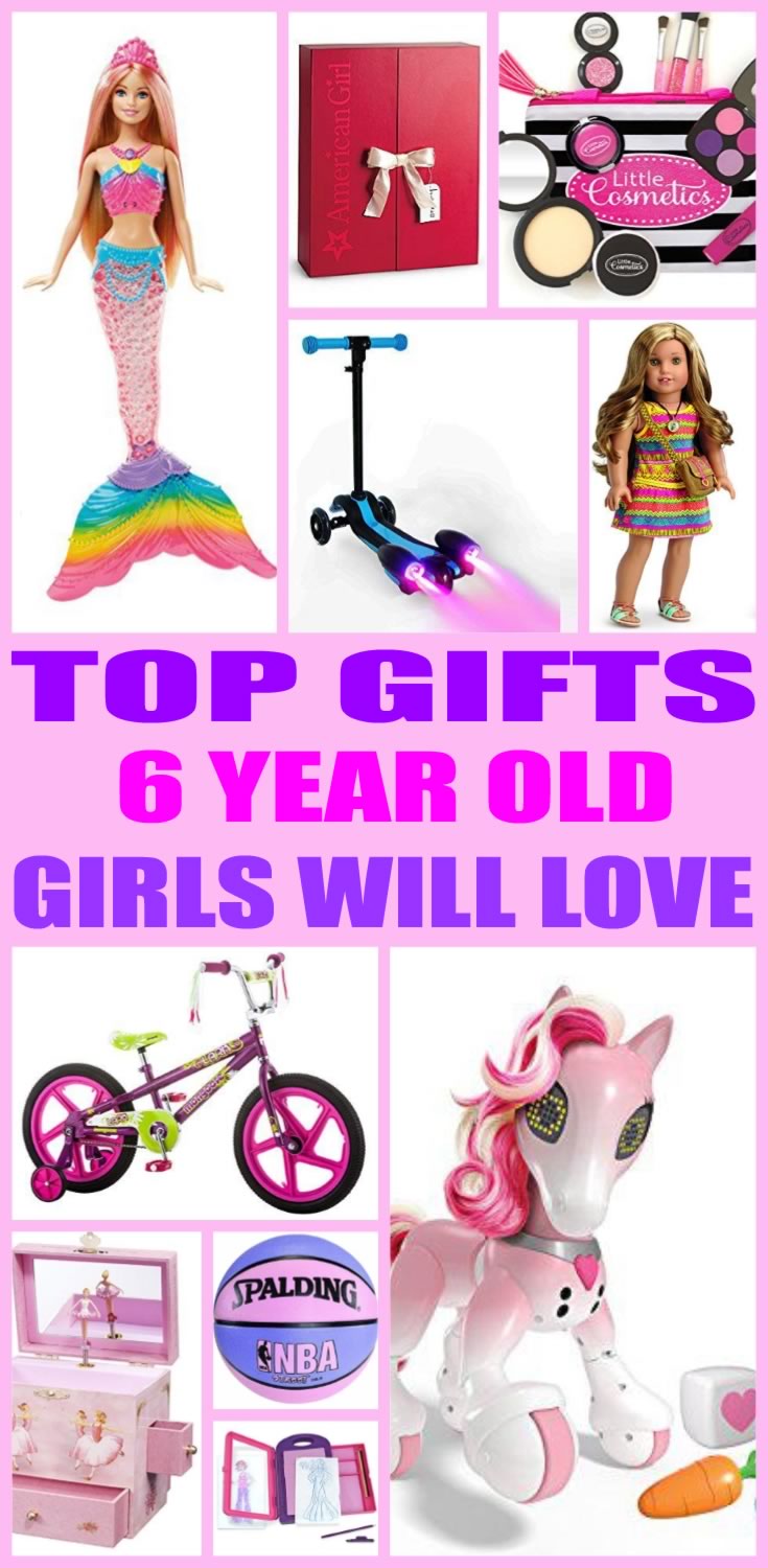 cool gifts for 6 yr old girl