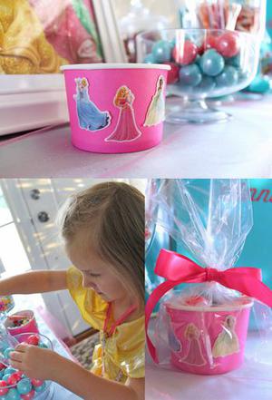 Sleeping Beauty Gumball Favors