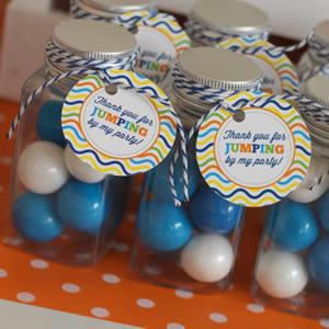 Bounce Gumball Jar Party Favors