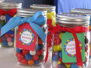 Bounce Gumball Jar Party Favors