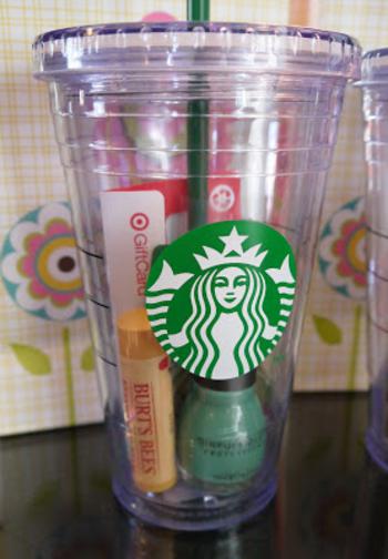 Starbucks Party Favor Idea