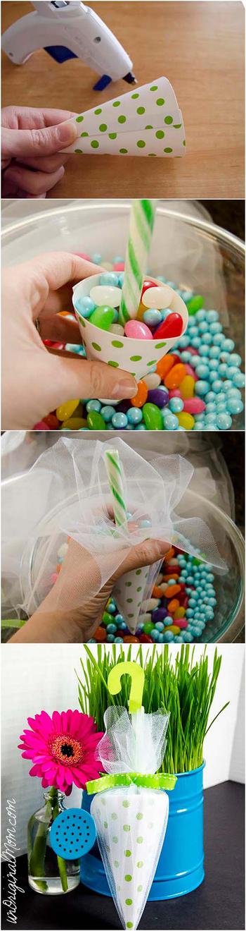 Diy Umbrella Candy Favor