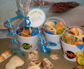 Beach Pail Baby Shower Favor