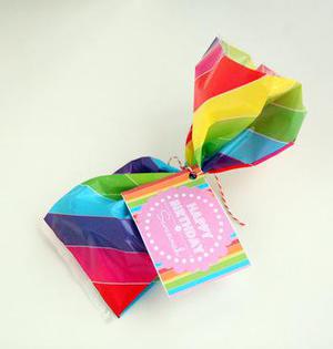 Rainbow Favor Bags