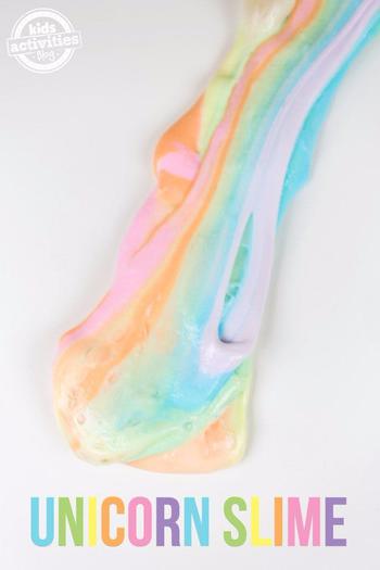 Diy Unicorn Slime No Borax Recipe