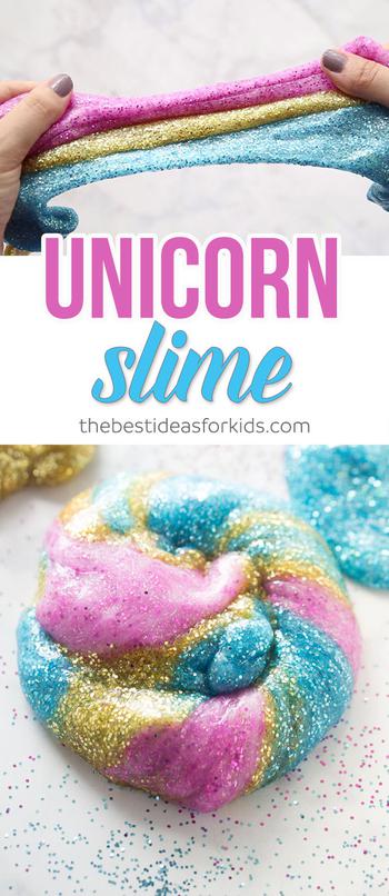 Unicorn 3 Ingredient Slime Recipe