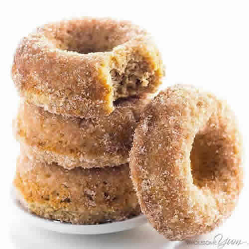 LOW CARB DONUTS RECIPE  ALMOND FLOUR KETO DONUTS- PALEO-GLUTEN FREE