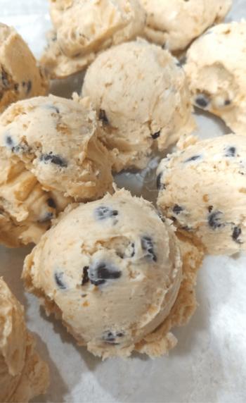 Chocolate Chip Cookie Dough Peanut Butter Fat Bombs