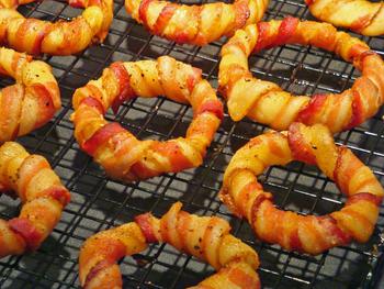 Keto Bacon Wrapped Onion Rings