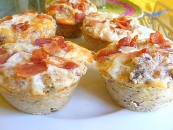 Keto Cheeseburger Muffins