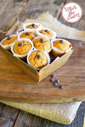 Keto Chocolate Chip Peanut Butter Mini Muffins