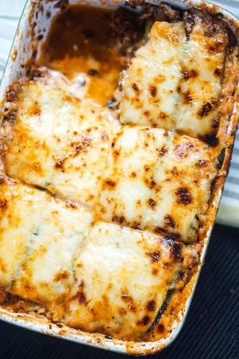 Keto Lasagna With Zucchini Noodles