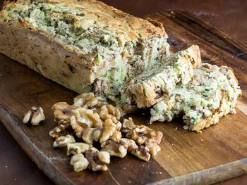 Keto Zucchini And Walnut Bread