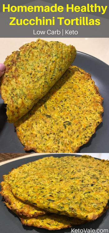 Keto Zucchini Tortillas