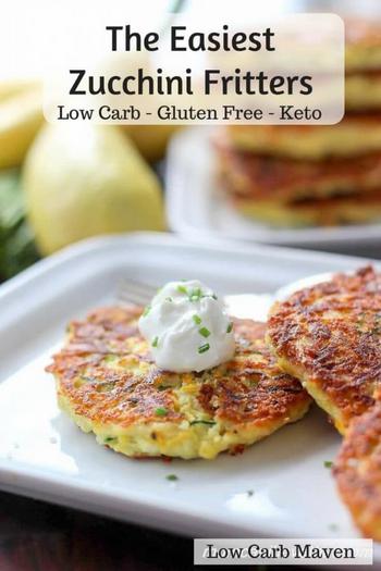 Low Carb Zucchini Fritters